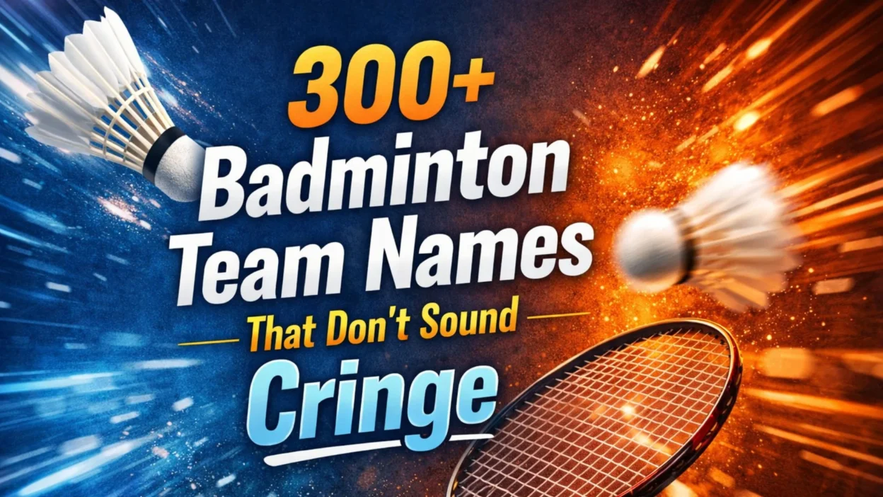 300+ Badminton Team Names That Don’t Sound Cringe