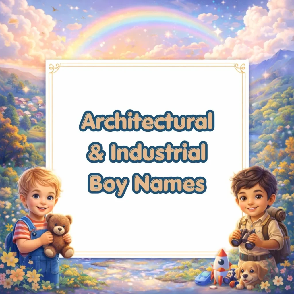 Architectural & Industrial Boy Names