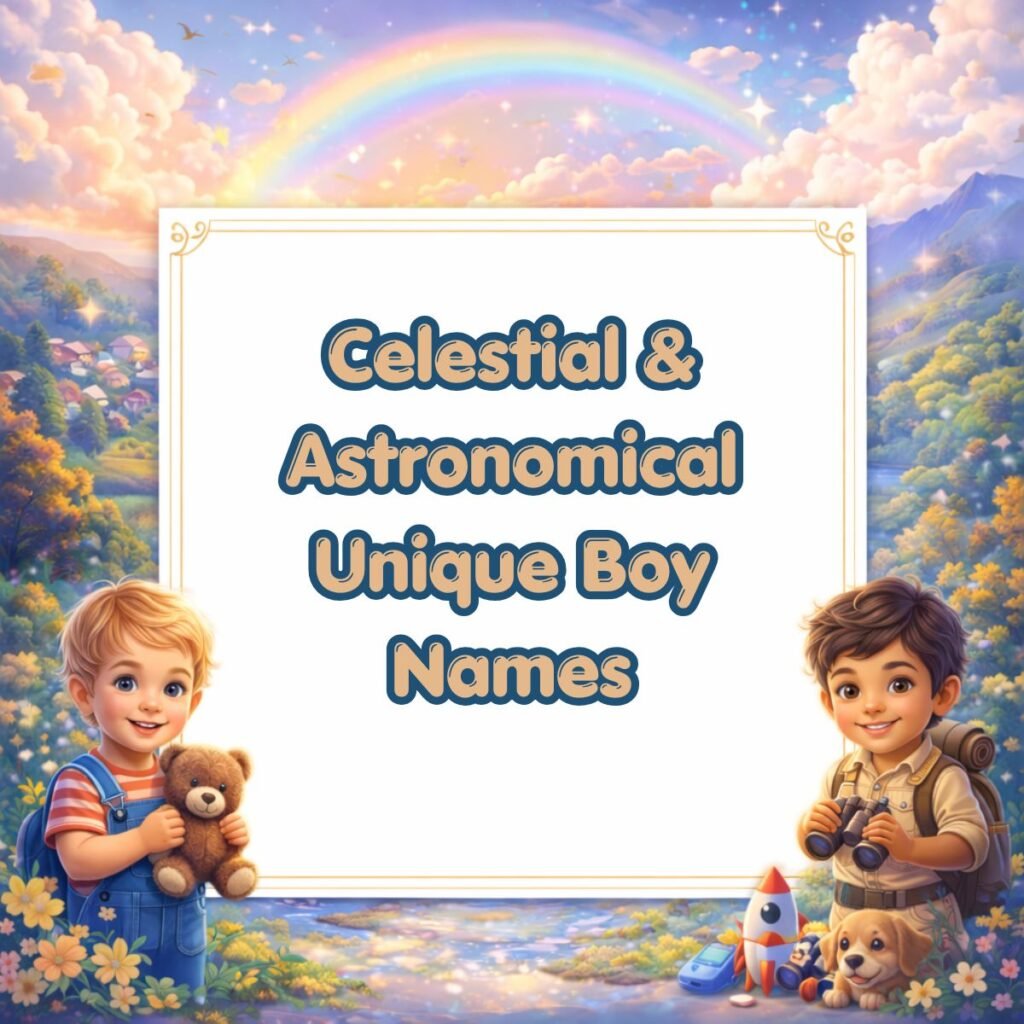 Celestial & Astronomical Unique Boy Names