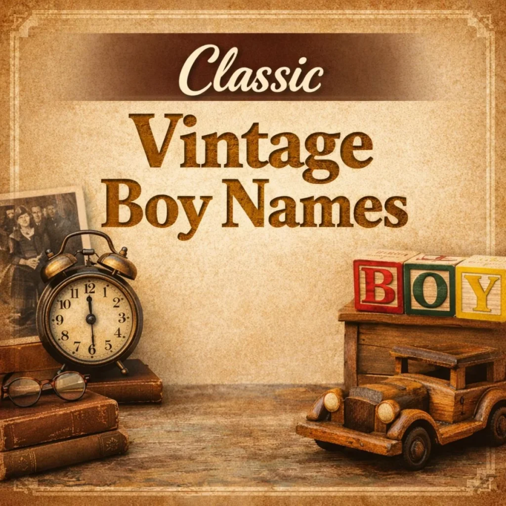Classic Vintage Boy Names