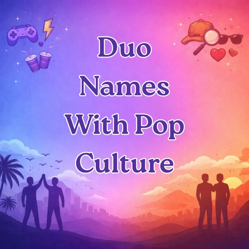 Duo Names With Pop Culture