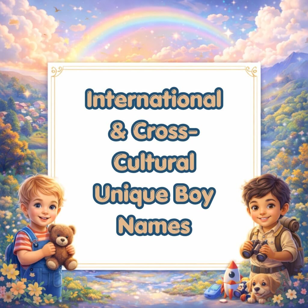 International & Cross-Cultural Unique Boy Names