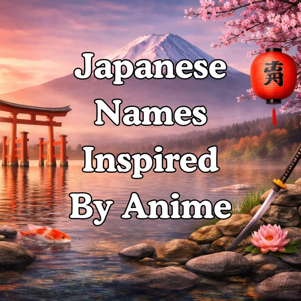 Japanese Names Inspired By Anime