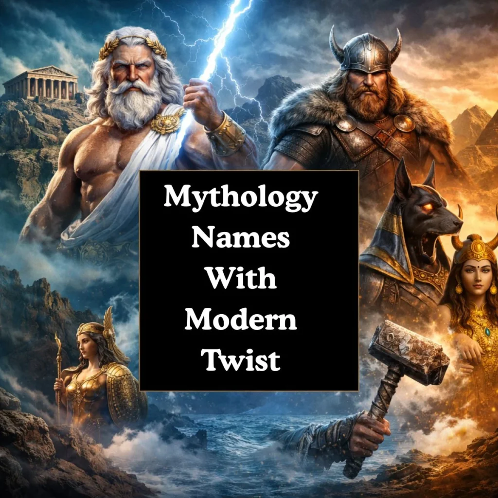 Mythology Names With Modern Twist