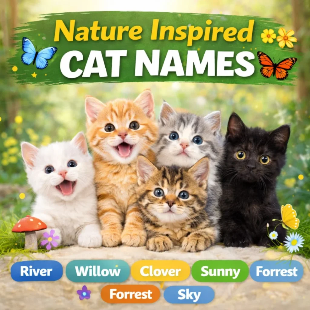 Nature Inspired Cat Names