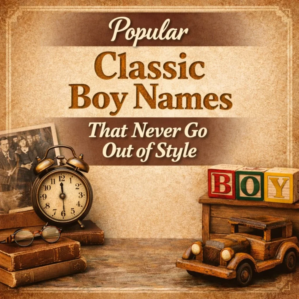 Popular Classic Boy Names That Never Go Out of Style