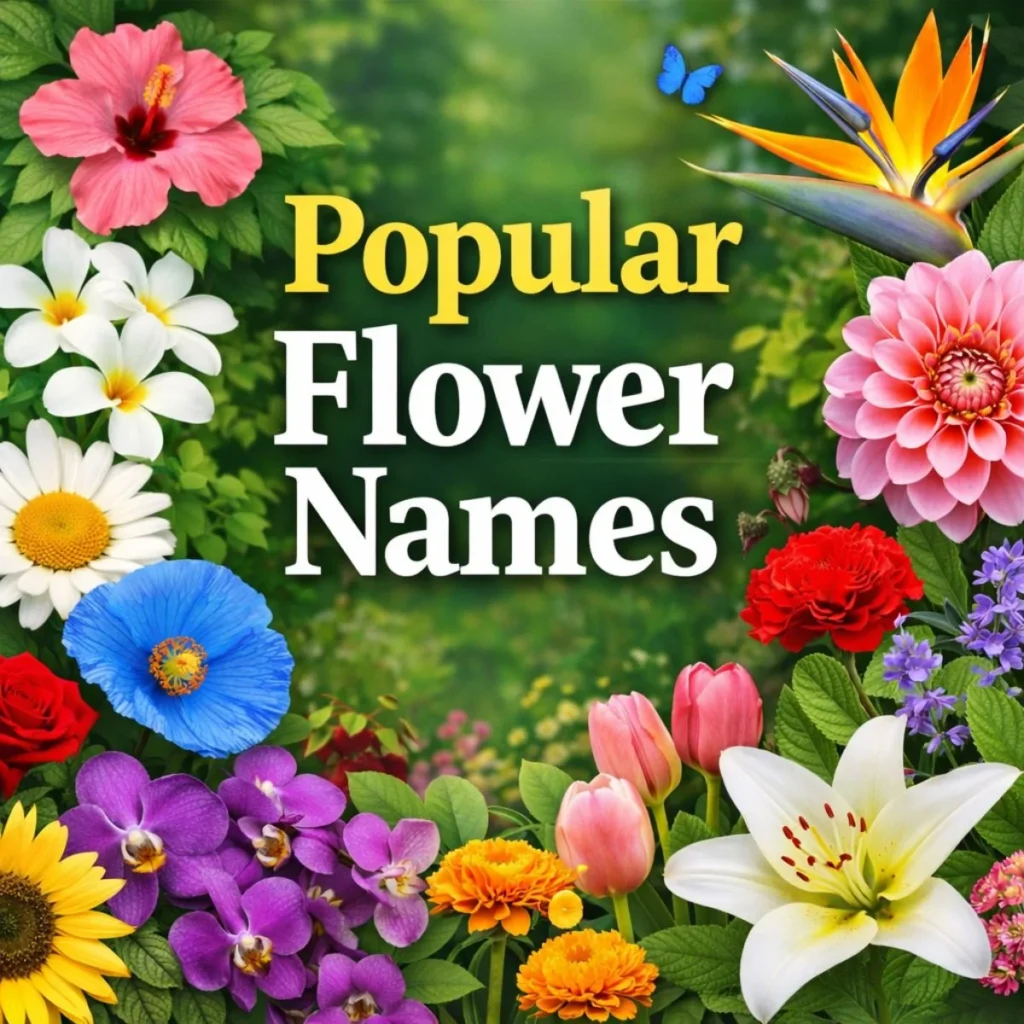 Popular Flower Names