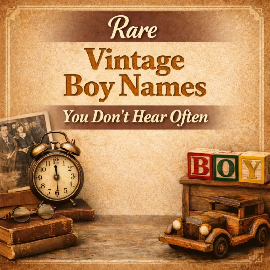 Rare Vintage Boy Names You Don’t Hear Often