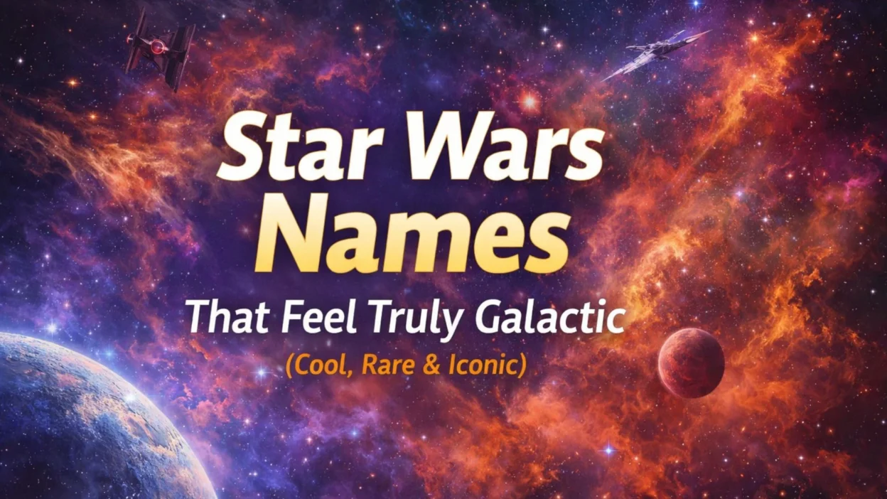 Star Wars Names That Feel Truly Galactic (Cool, Rare & Iconic)