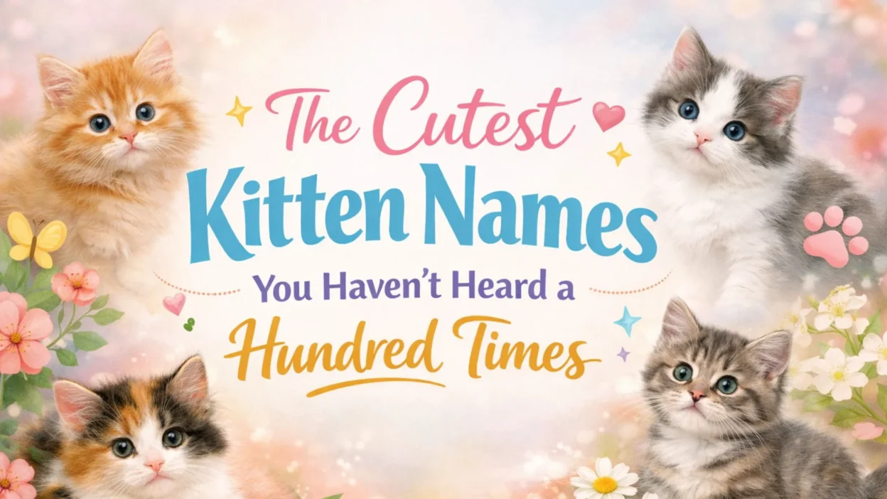 The Cutest Kitten Names You Haven’t Heard a Hundred Times
