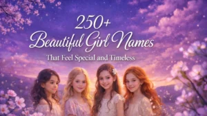 250+ Beautiful Girl Names That Feel Special and Timeless