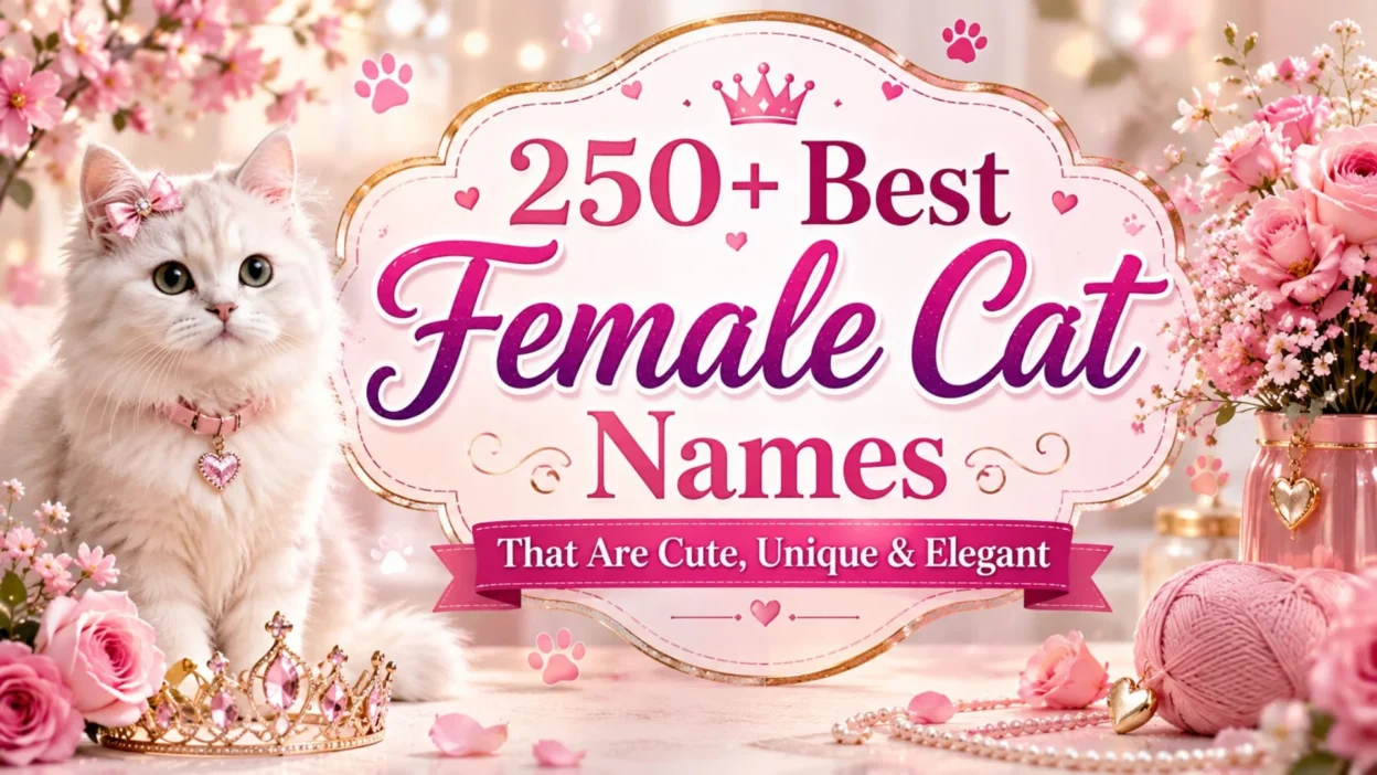 250+ Best Female Cat Names That Are Cute, Unique & Elegant