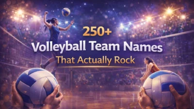 250+ Volleyball Team Names That Actually Rock