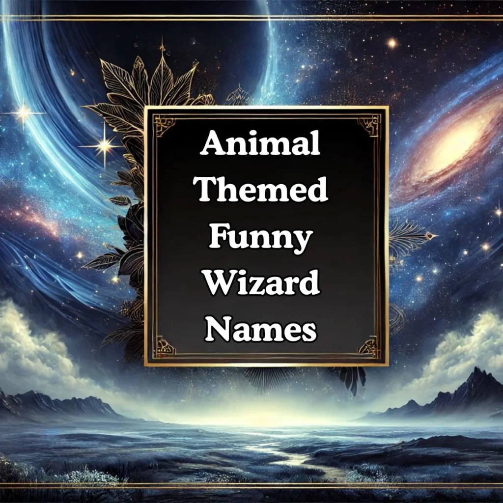 Animal Themed Funny Wizard Names