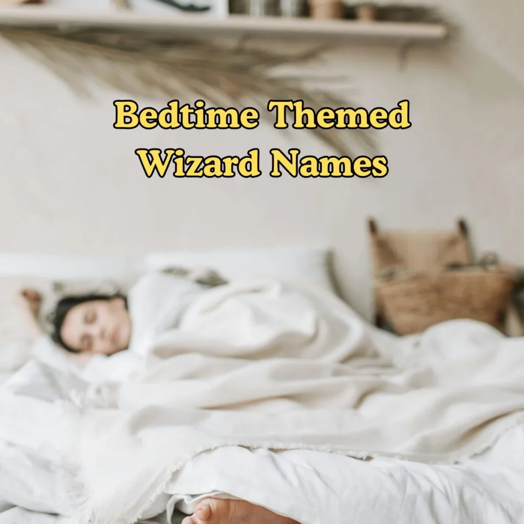 Bedtime Themed Wizard Names