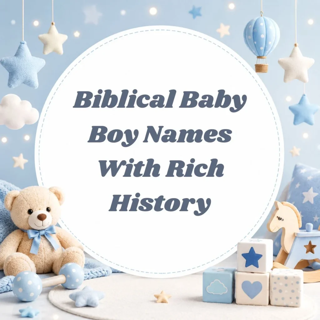Biblical Baby Boy Names With Rich History
