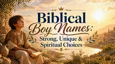 Biblical Boy Names Strong, Unique & Spiritual Choices (1)