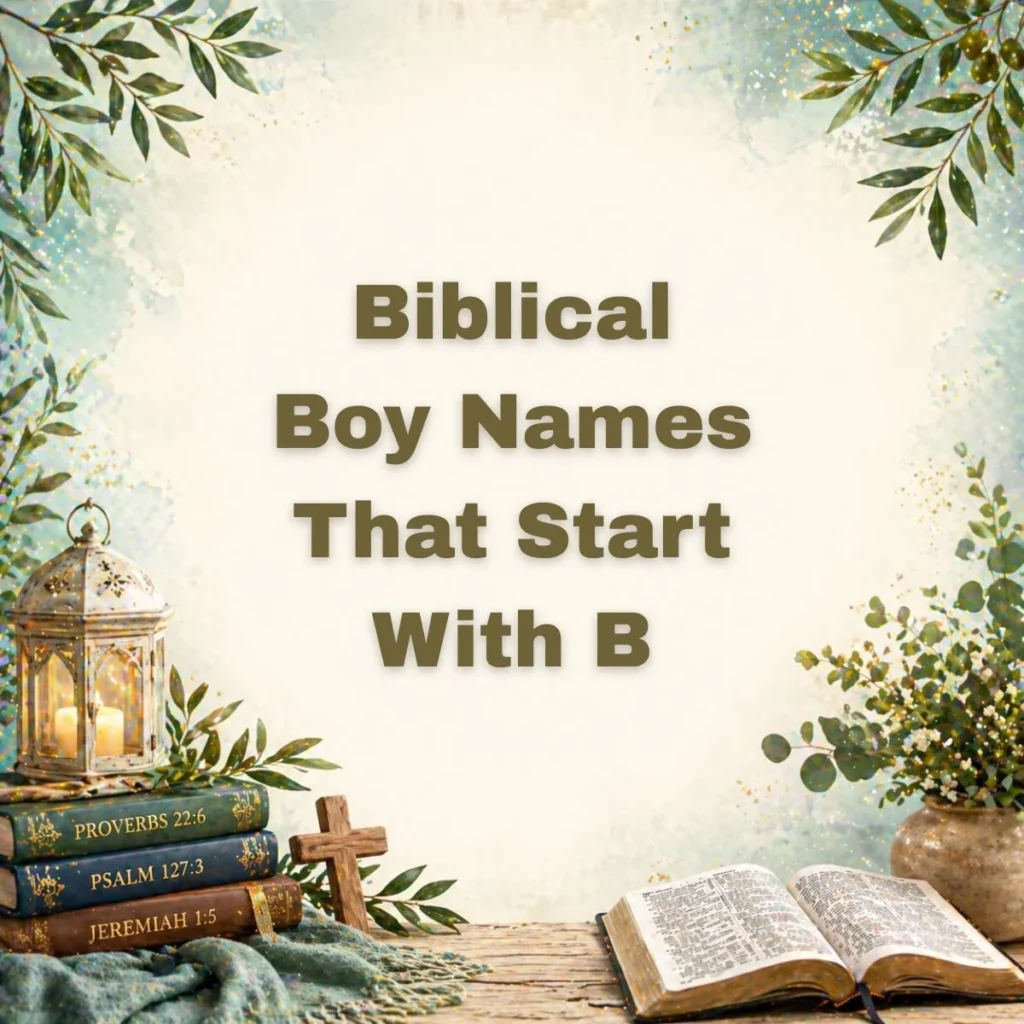 Biblical Boy Names That Start With B