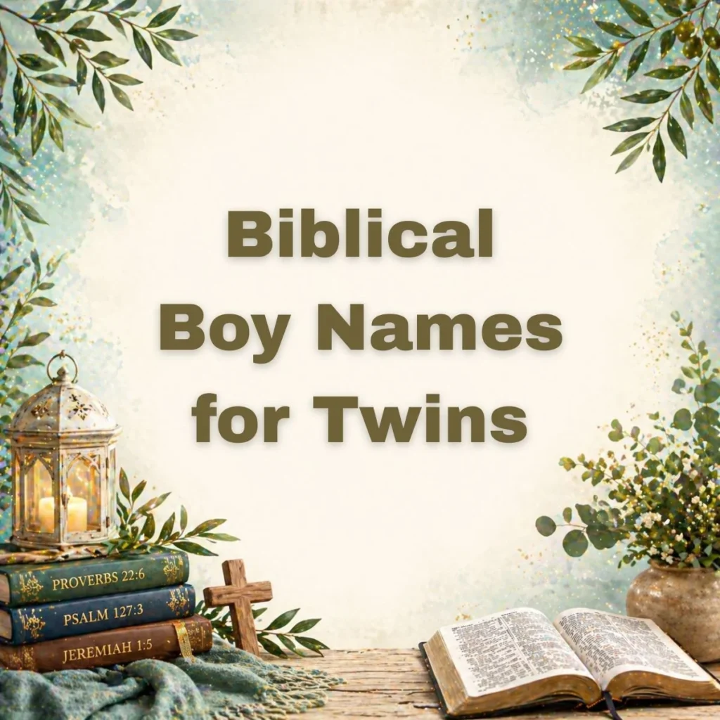 Biblical Boy Names for Twins