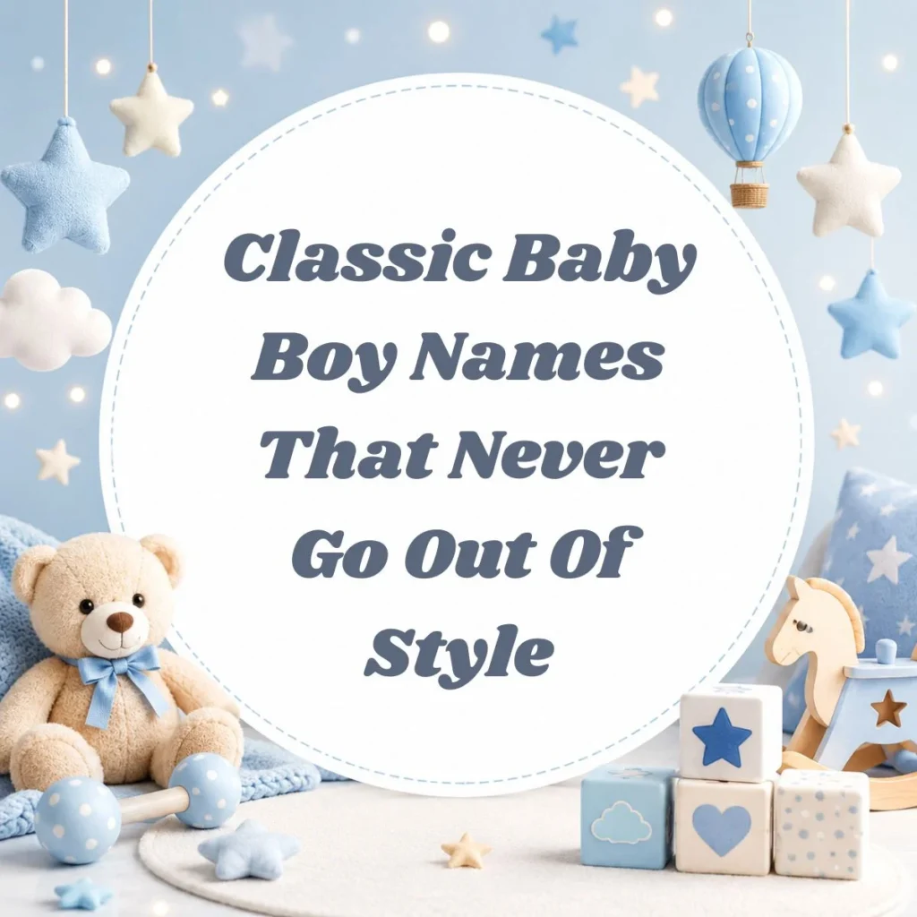 Classic Baby Boy Names That Never Go Out Of Style