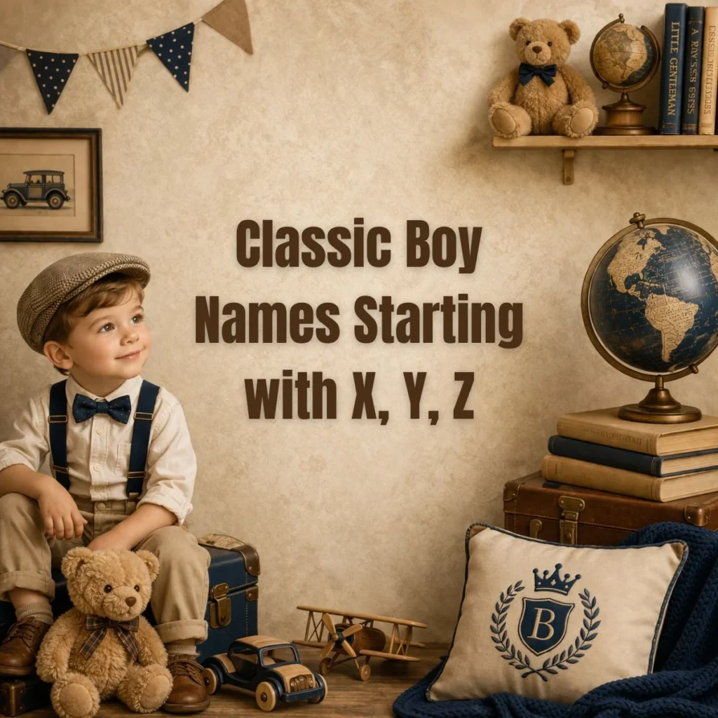 Classic Boy Names Starting with X, Y, Z