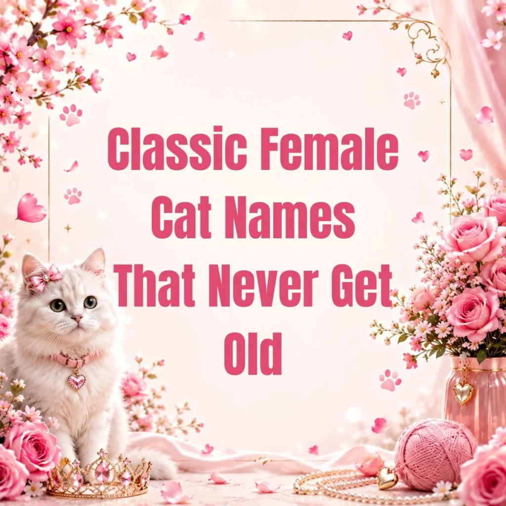 Classic Female Cat Names That Never Get Old