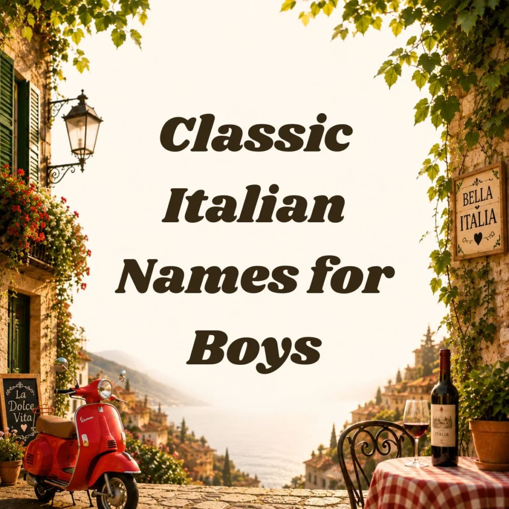 Classic Italian Names for Boys