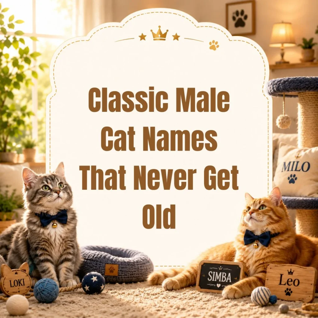 Classic Male Cat Names That Never Get Old
