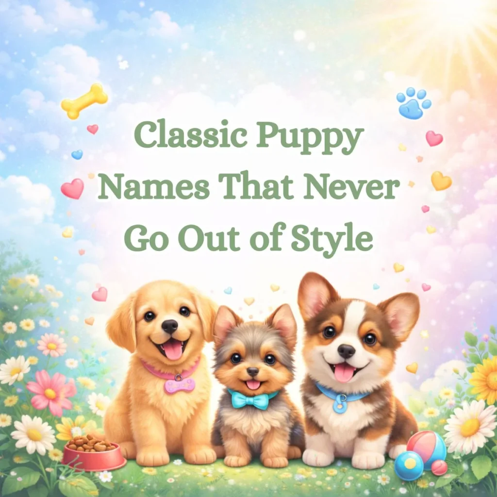 Classic Puppy Names That Never Go Out of Style