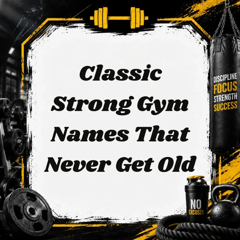 Classic Strong Gym Names That Never Get Old