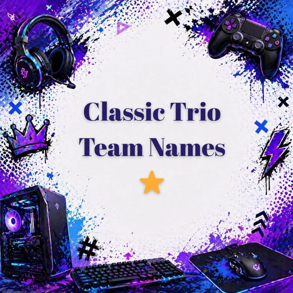 Classic Trio Team Names ⭐
