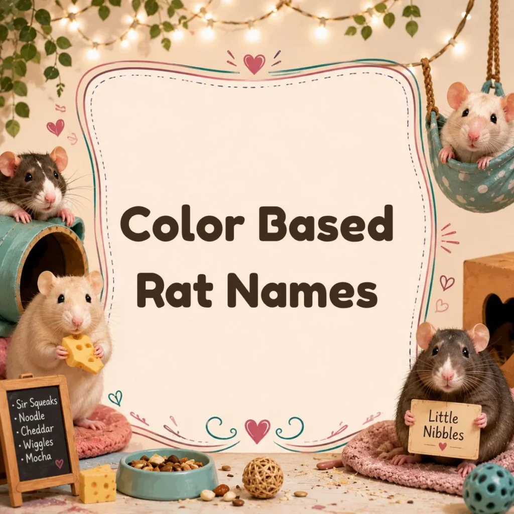 Color Based Rat Names