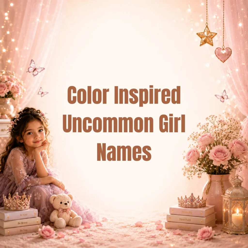 Color Inspired Uncommon Girl Names