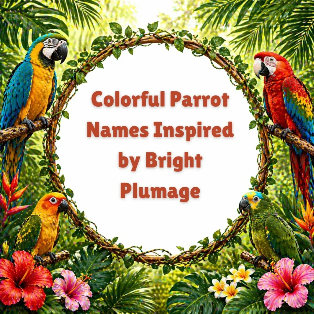 Colorful Parrot Names Inspired by Bright Plumage