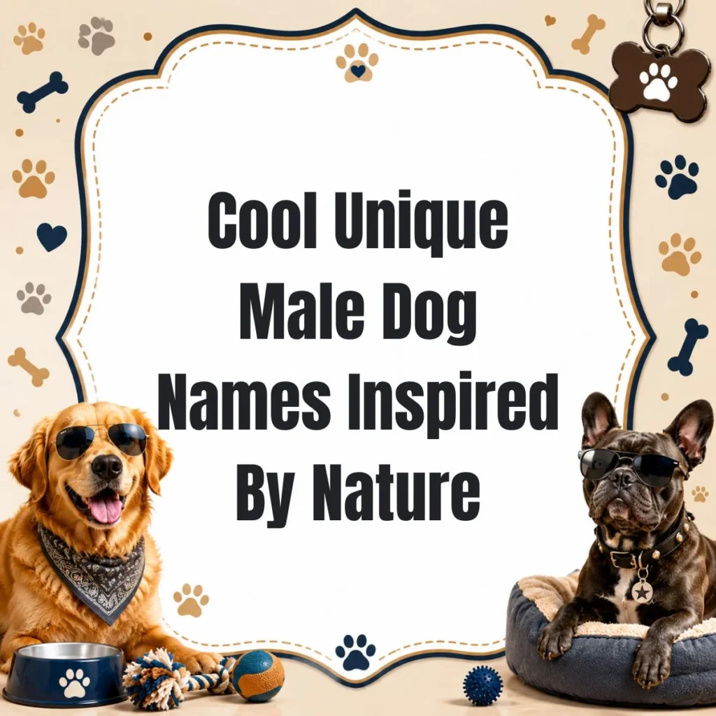 Cool Unique Male Dog Names Inspired By Nature