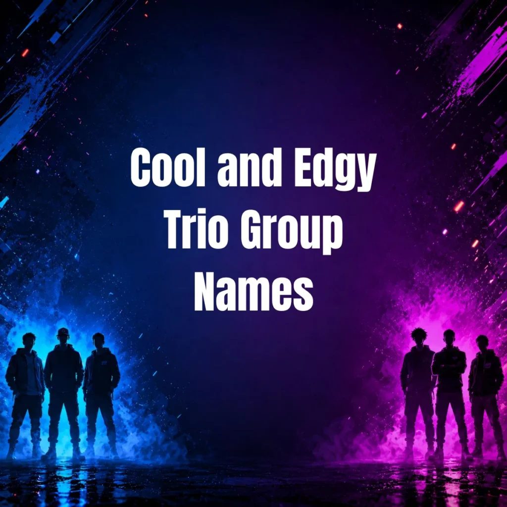 Cool and Edgy Trio Group Names