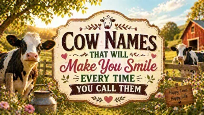 Cow Names That Will Make You Smile Every Time You Call Them