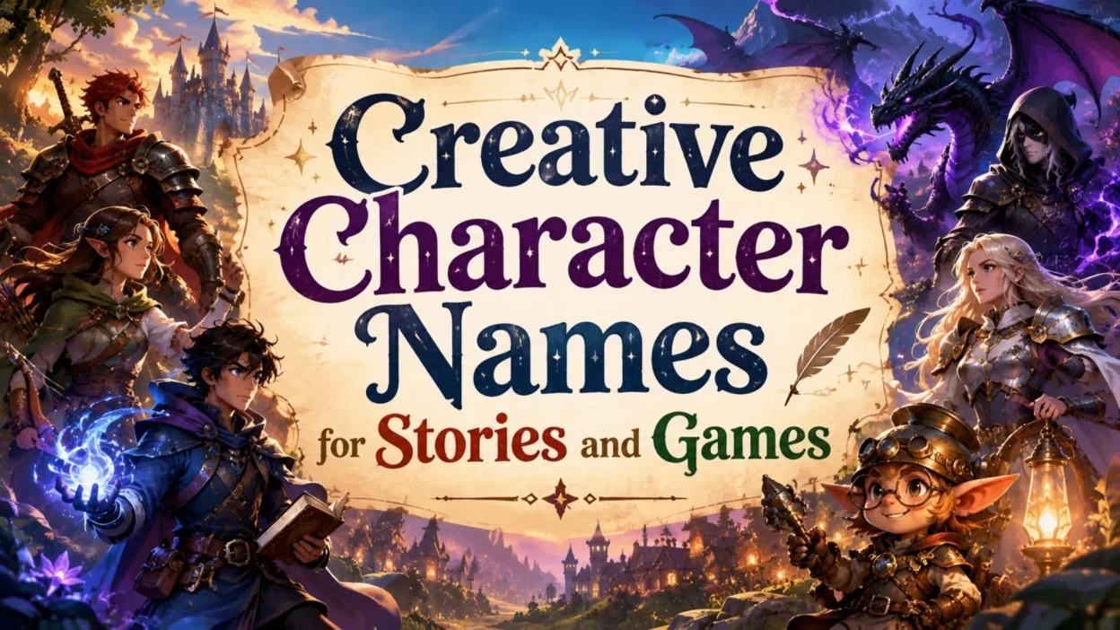 Creative Character Names for Stories and Games