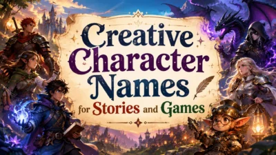 Creative Character Names for Stories and Games