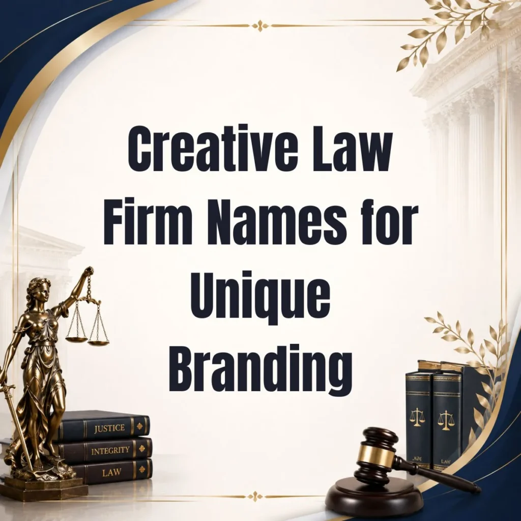Creative Law Firm Names for Unique Branding
