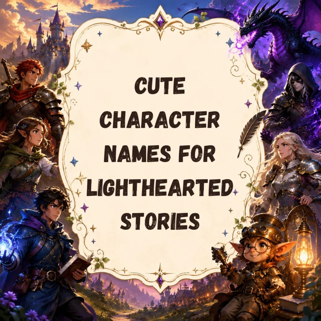 Cute Character Names for Lighthearted Stories