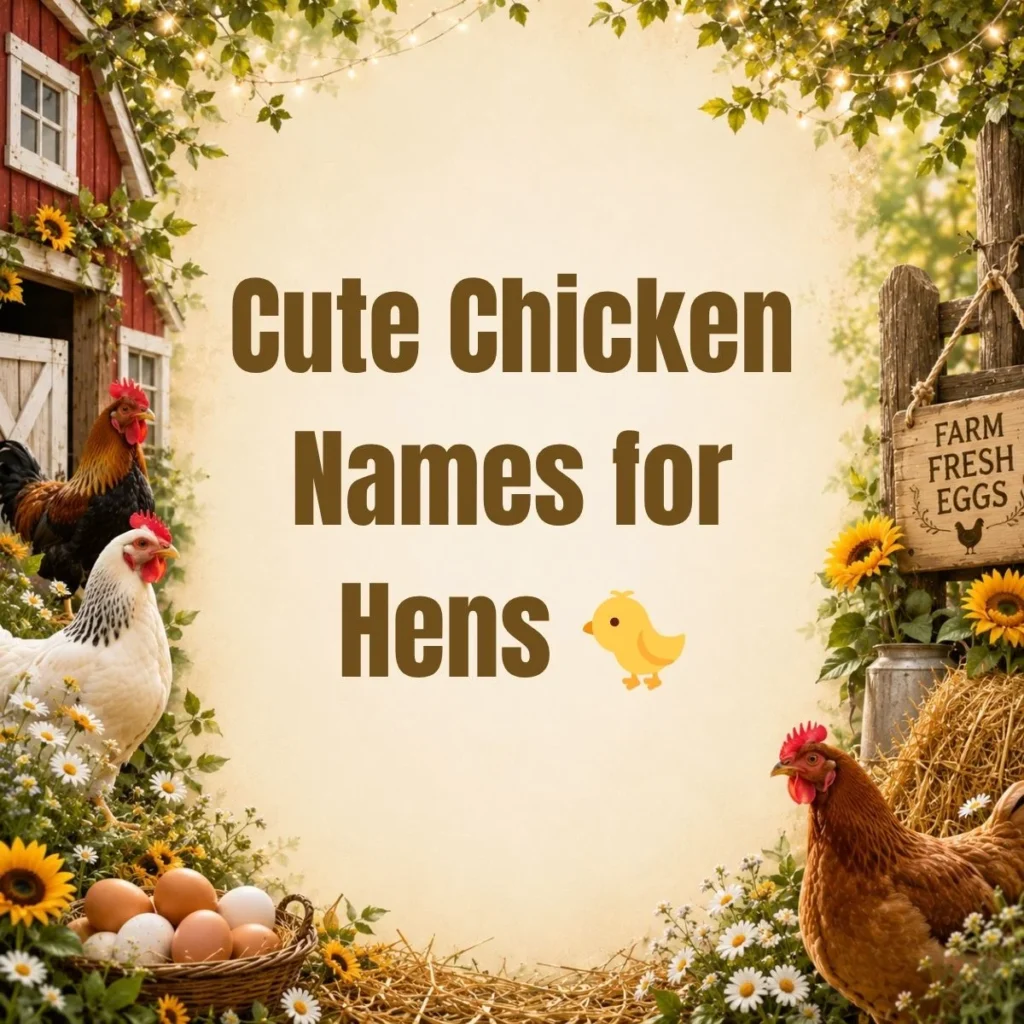 Cute Chicken Names for Hens 🐤