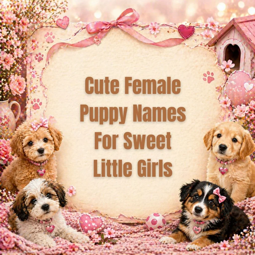Cute Female Puppy Names For Sweet Little Girls