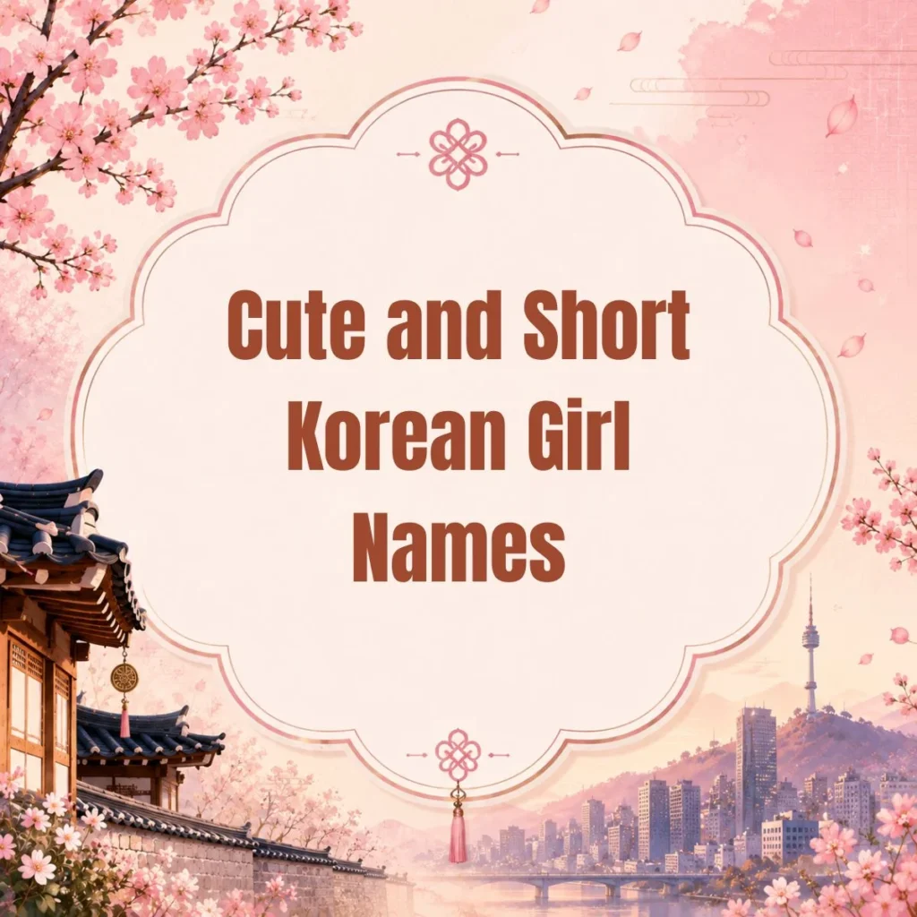 Cute and Short Korean Girl Names