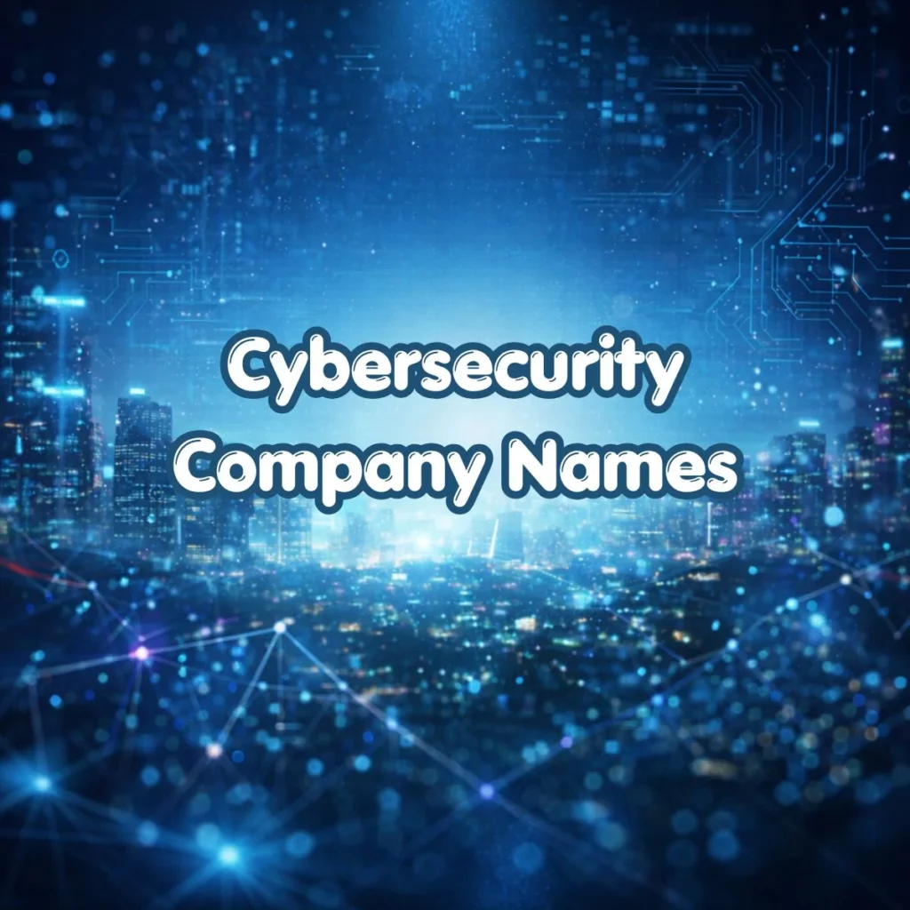 Cybersecurity Company Names