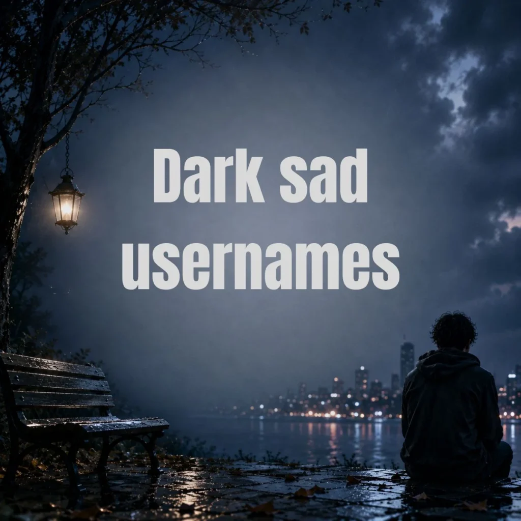 Dark sad usernames