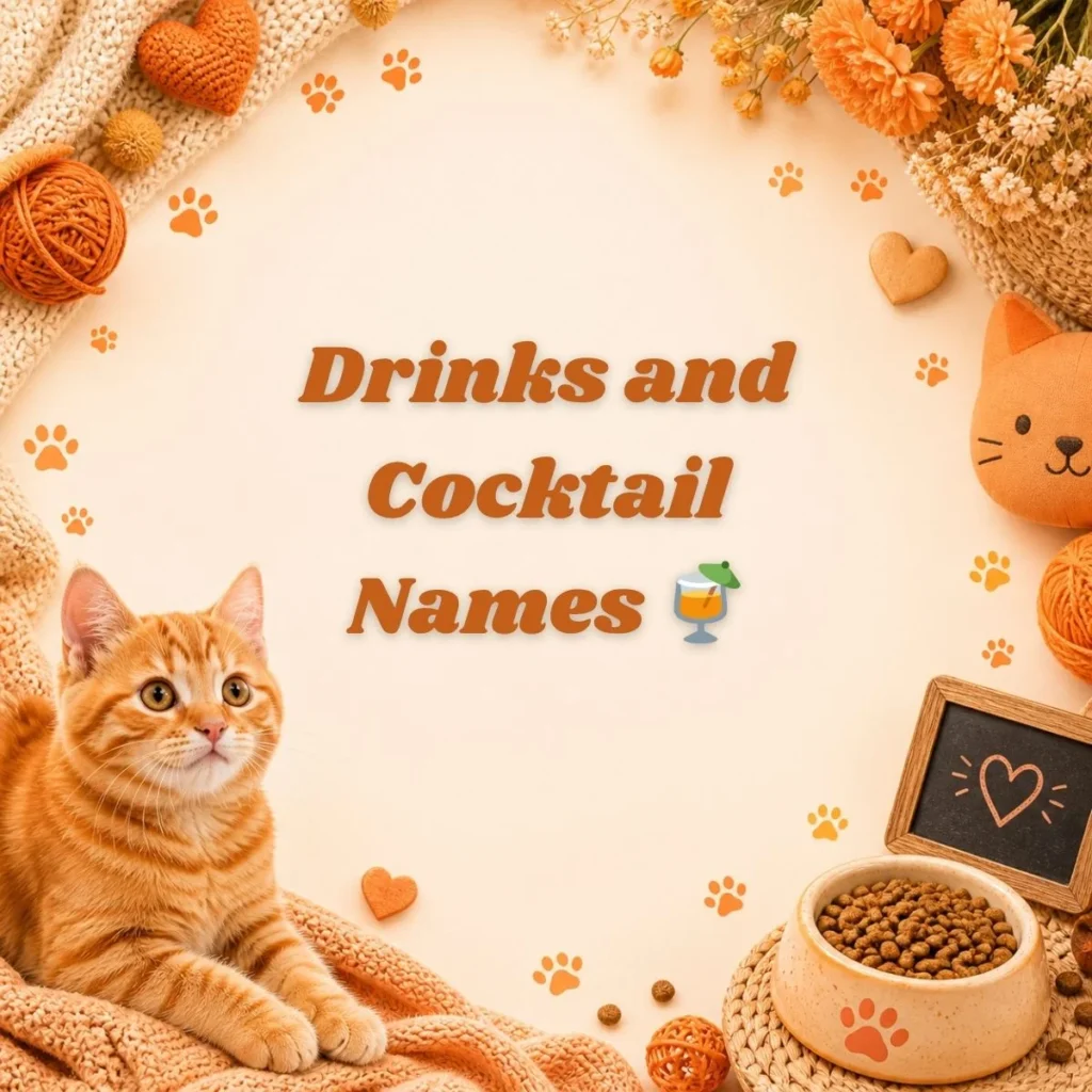 Drinks and Cocktail Names 🍹