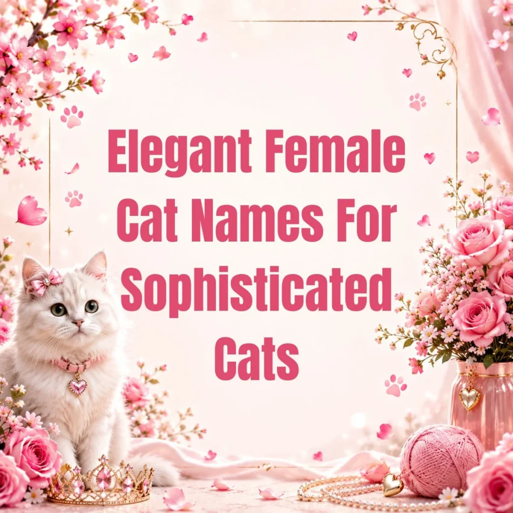 Elegant Female Cat Names For Sophisticated Cats