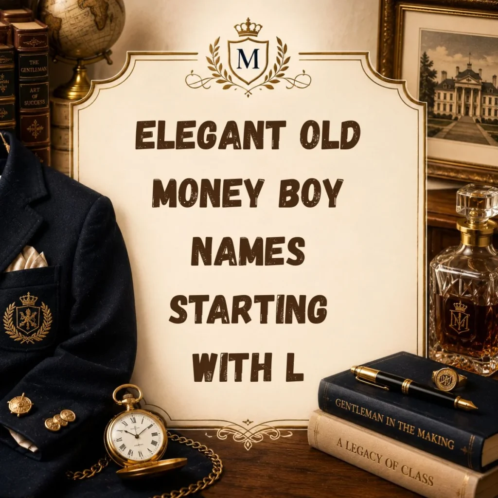 Elegant Old Money Boy Names Starting with L