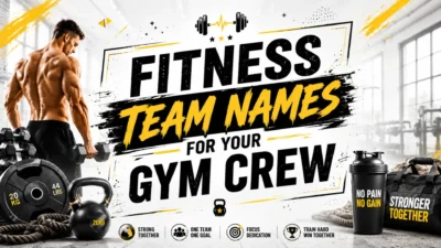 Fitness Team Names For Your Gym Crew
